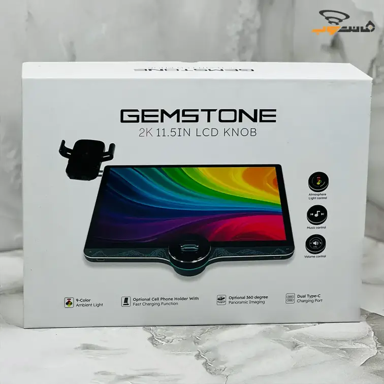 مانیتور ماشین 11.5 اینچ 2K تک ولوم جم استون رم 2 حافظه 32 گیگ